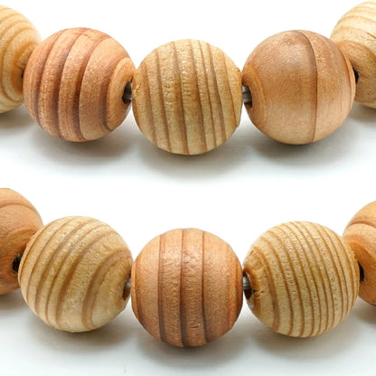 Kumano Hongu Cedar 10mm - Japanese precious wood -  Bracelet natural stones Health tree stones