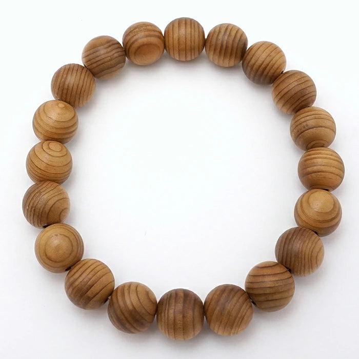 Jindai Cypress　10mm  - Japanese precious wood -  Bracelet natural stones Health tree stones