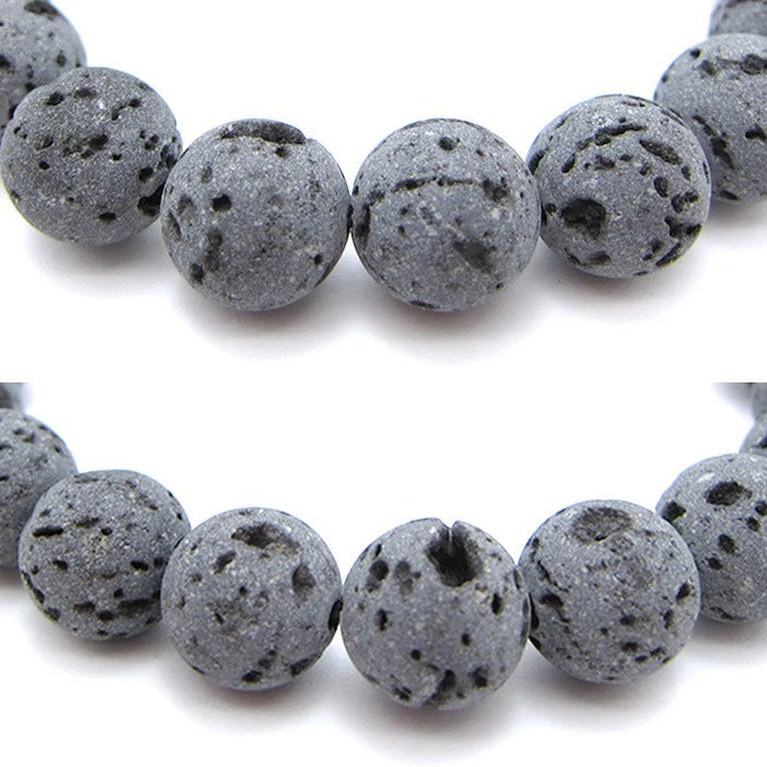 Japan Stones :  PRINCESS IWANAGA Lava Stone 10mm bracelet natural stones Health wealth stones