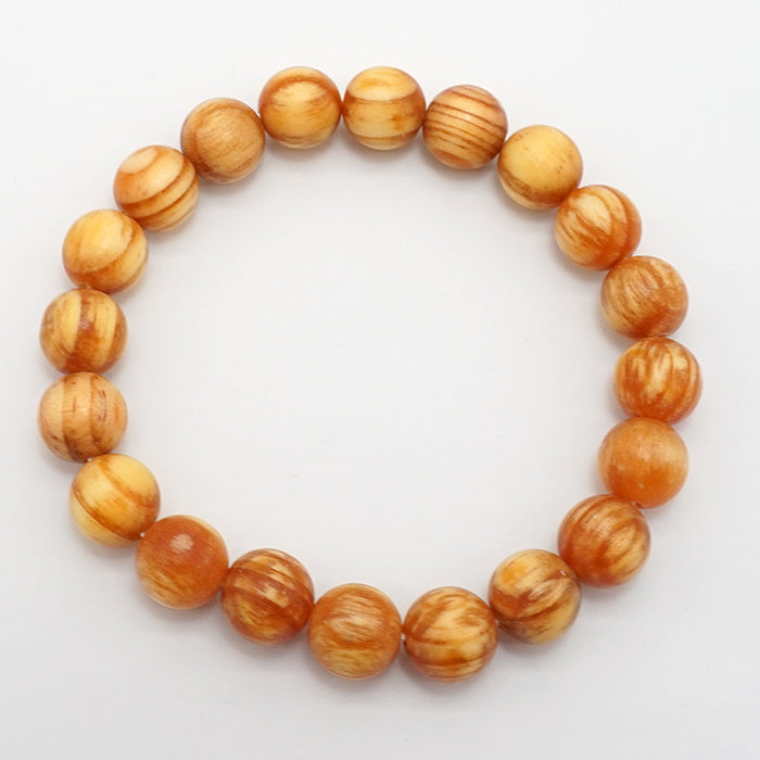 World wood (South America）- Amber tree  10mm bracelet  natural stones Health wealth