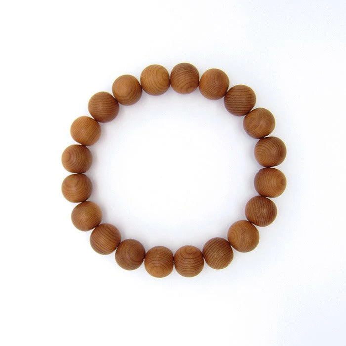 Japanese precious wood - Taxus Cuspidata Yew 10mm  bracelet natural stones Health wealth stones