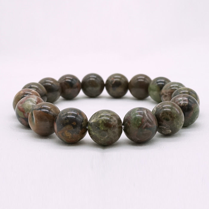 Japan Stones : Peonite 12mm bracelet natural stones Health wealth stones