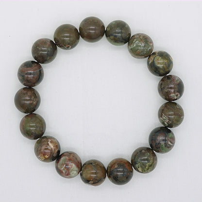 Japan Stones : Peonite 12mm bracelet natural stones Health wealth stones