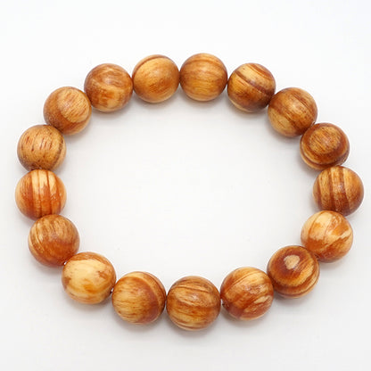 World wood (South America)- Amber tree  12mm bracelet  natural stones Health wealth