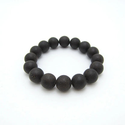 World Powers Wood (Indo. Thai) -  Agarwood 12mm bracelet natural stones Health wealth stone (copia)