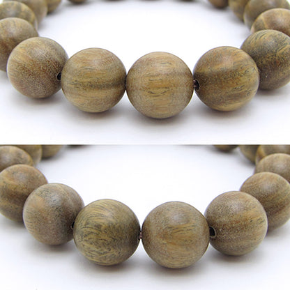 World wood (peru) -Lignum vitae  12mm bracelet  natural stones Health wealth