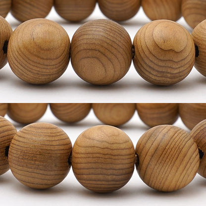 Jindai Cypress 12mm - Japanese precious wood -  Bracelet natural stones Health tree stones