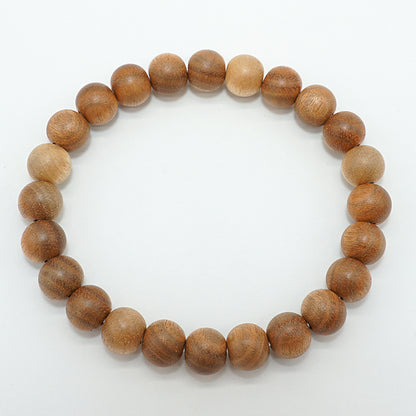 Japanese precious wood - Birthday Wood: February Walnut 8mm  bracelet natural stones Health wealth stones