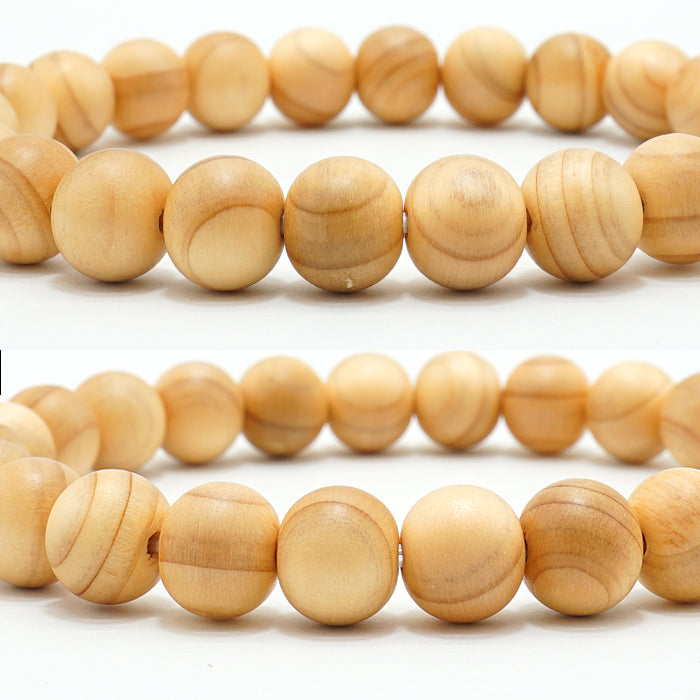 Japanese precious wood - Birthday Wood: March Japanese Cypress (Hinoki) 8mm  bracelet natural stones Health wealth stones