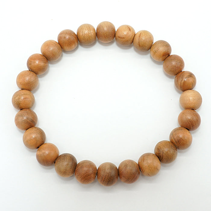 Japanese precious wood -  April YamaSakura 8mm bracelet natural stones Health wealth stones