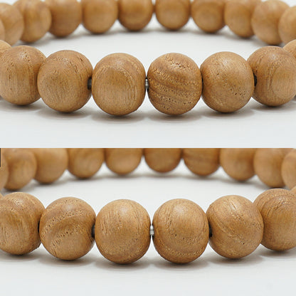 Japanese precious wood - October Chestnut 8mm bracelet natural stones Health wealth stones