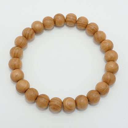 Japanese precious wood - October Chestnut 8mm bracelet natural stones Health wealth stones