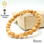 Japanese precious wood - November Ginkgo 8mm bracelet natural stones Health wealth stones