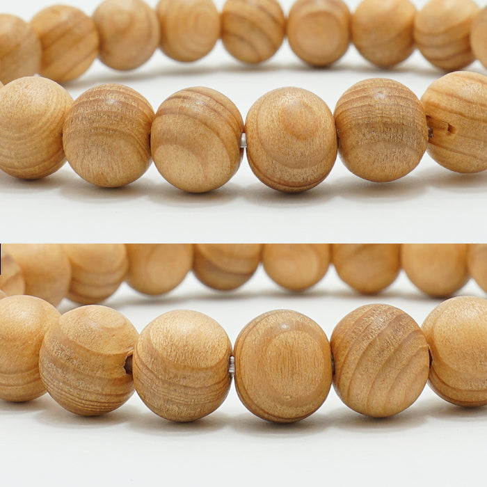 Japanese precious wood - December fir tree 8mm bracelet natural stones Health wealth stones