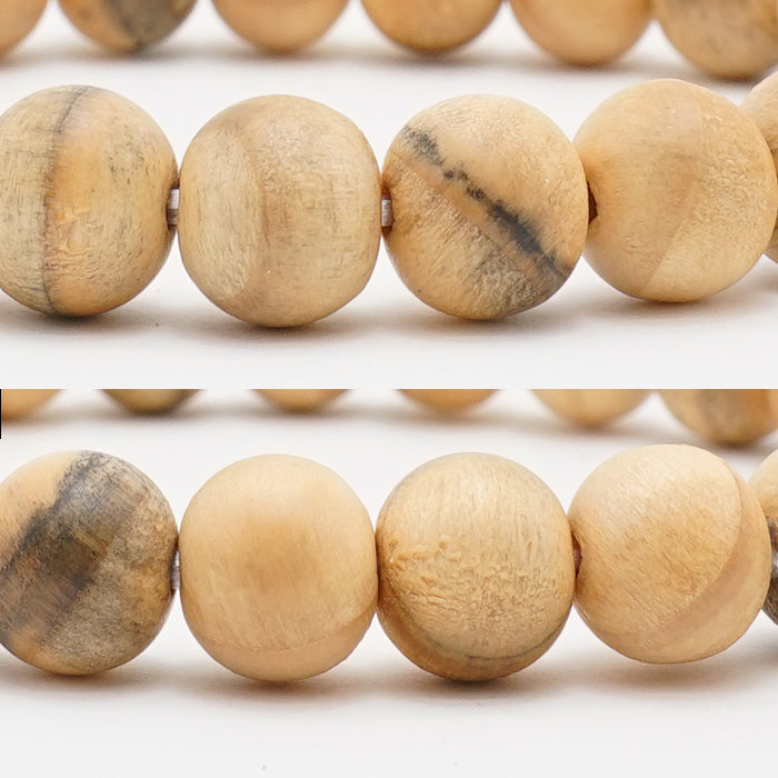 Kumano Hongu Ginkgo 8mm - Japanese precious wood -  Bracelet natural stones Health tree stones