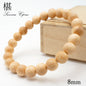 Japanese precious wood - Sawara Cypress 8mm  bracelet natural stones Health wealth stones (copia)