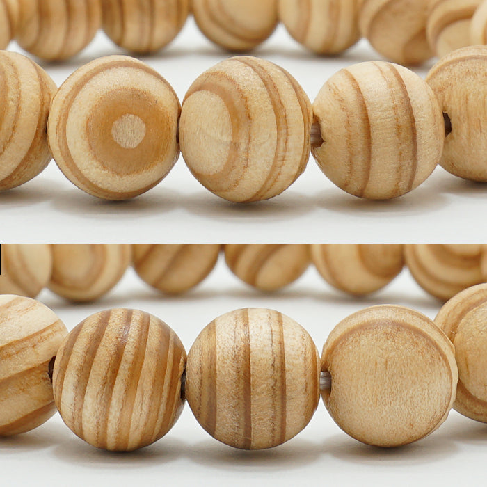 Japanese precious wood - May Cedar 10mm bracelet natural stones Health wealth stones