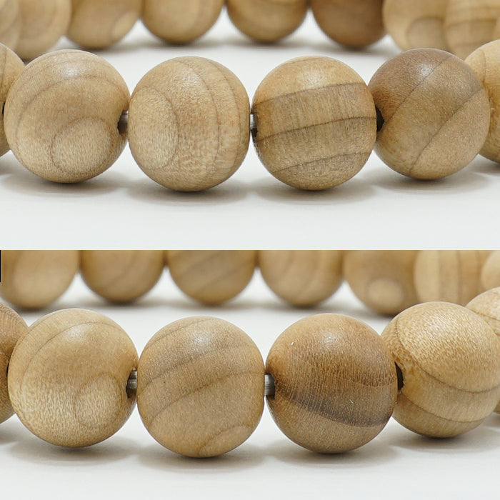 Japanese precious wood - September Magnolia obovata 10mm bracelet natural stones Health wealth stones