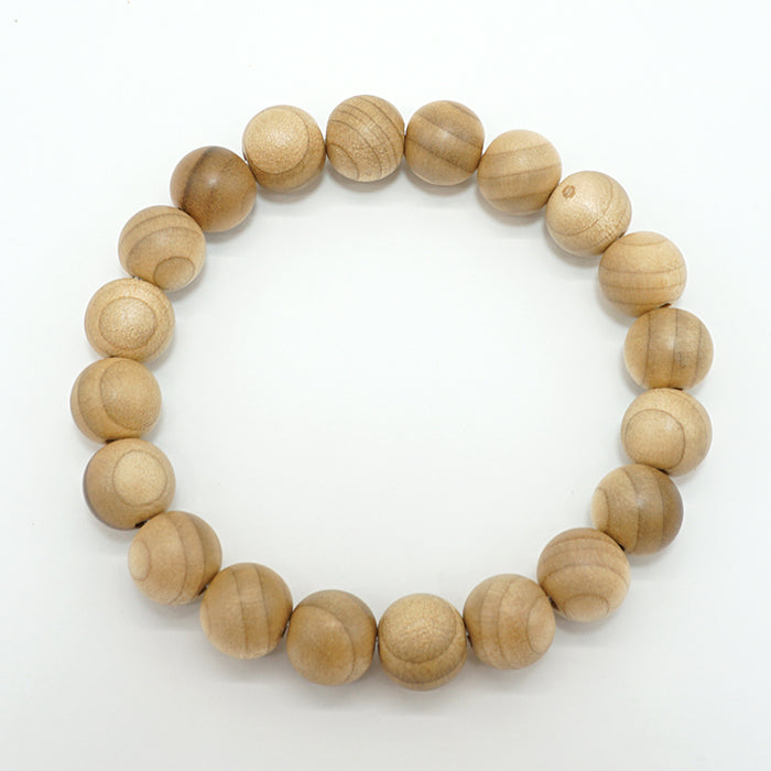 Japanese precious wood - September Magnolia obovata 10mm bracelet natural stones Health wealth stones