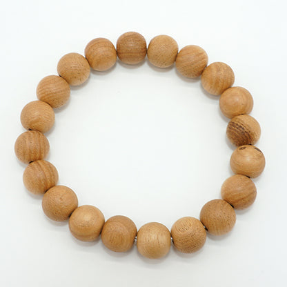 Japanese precious wood - October Chestnut 10mm bracelet natural stones Health wealth stones