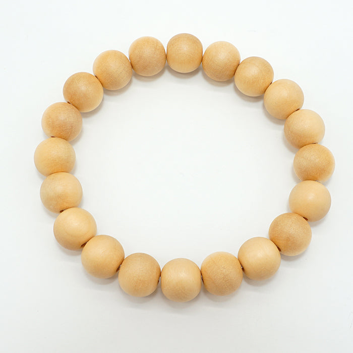 Japanese precious wood - November Ginkgo 10mm bracelet natural stones Health wealth stones