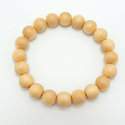 Japanese precious wood - November Ginkgo 10mm bracelet natural stones Health wealth stones