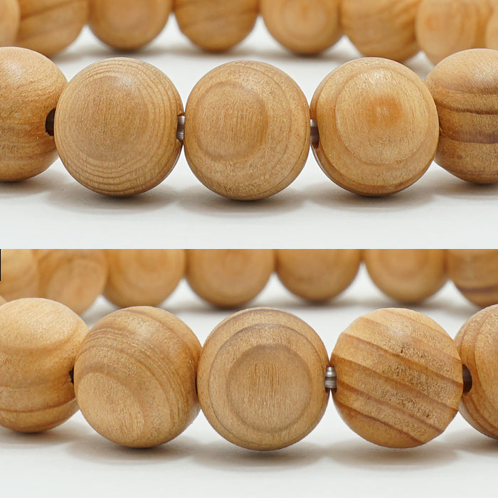 Japanese precious wood - December fir tree 10mm bracelet natural stones Health wealth stones