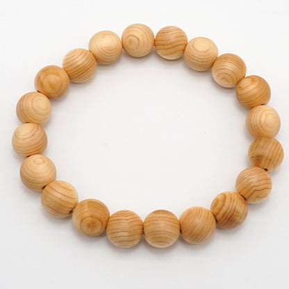 Japanese precious wood - Sawara Cypress 10mm  bracelet natural stones Health wealth stones