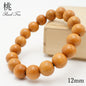 World woods (China): Peach Tree 12mm bracelet natural stones Health wealth stones