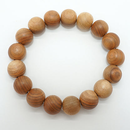 Japanese precious wood - Birthday Wood: February Walnut 12mm  bracelet natural stones Health wealth stones