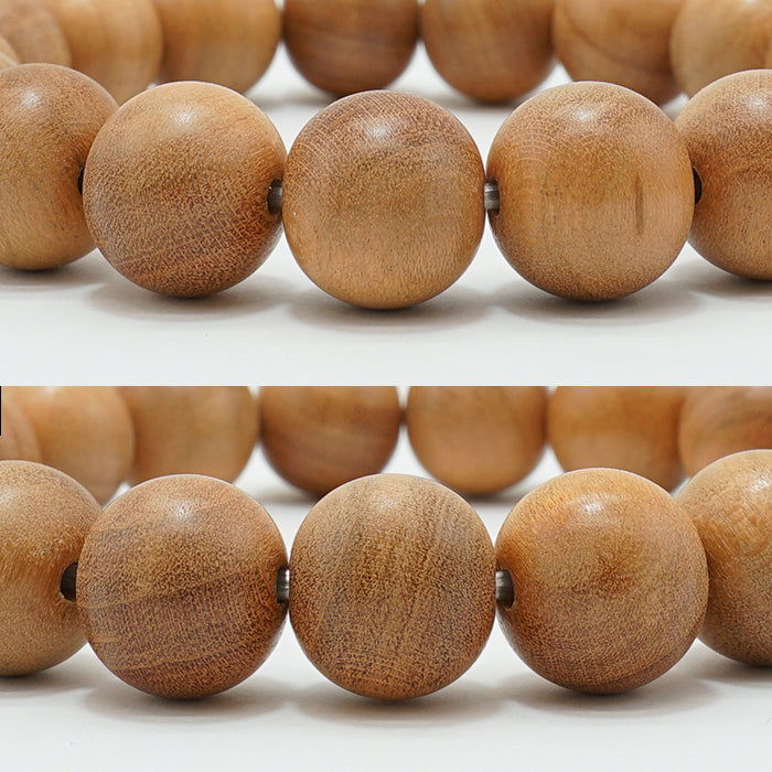 Japanese precious wood -  April YamaSakura 12 mm bracelet natural stones Health wealth stones