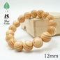 Japanese precious wood - May Cedar 12mm bracelet natural stones Health wealth stones