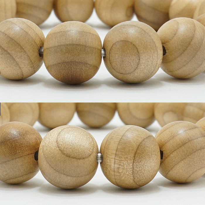 Japanese precious wood - September  Magnolia obovata 12mm bracelet natural stones Health wealth stones