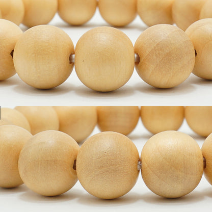 Japanese precious wood - November Ginkgo 12mm bracelet natural stones Health wealth stones