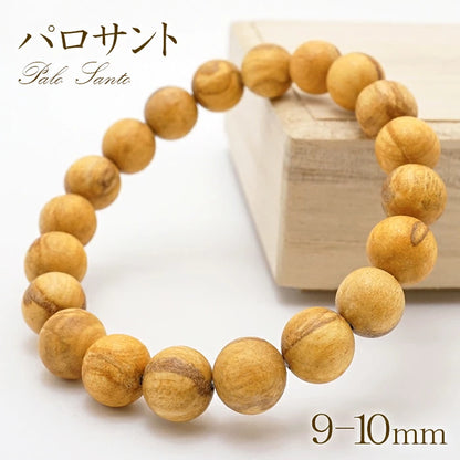 World woods (Peru) : Palo Santo 9.5mm bracelet natural stones Health wealth stones