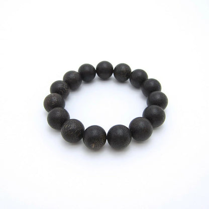 World Powers Wood (Indo. Thai) -  Agarwood 14mm bracelet natural stones Health wealth stone