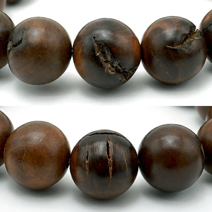 World Powers Wood (China) - Thunderbolt Jujube 15mm bracelet natural stones Health wealth