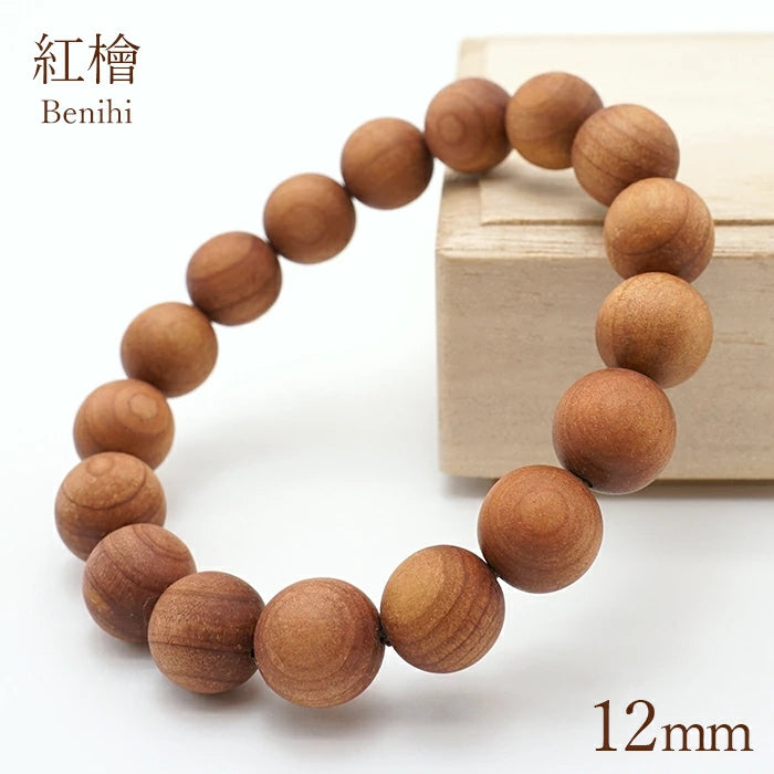 World Powers Wood (China) - Benihi 12mm bracelet natural stones Health wealth