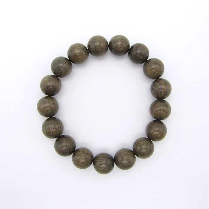 Jindai Cedar 10mm -Japanese precious wood - bracelet natural stones Health wealth  stones