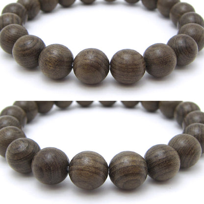 Jindai Cedar 10mm -Japanese precious wood - bracelet natural stones Health wealth  stones