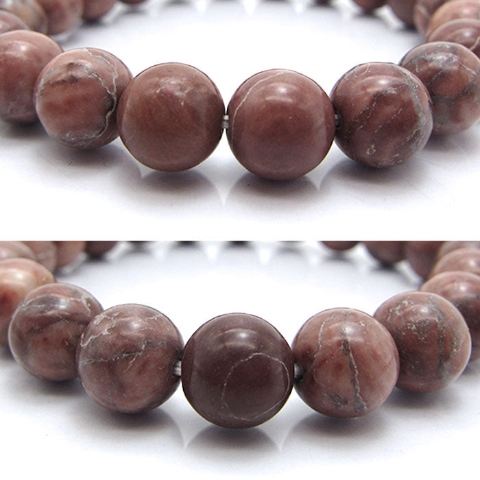 Japan Stones Birthstone: March Tosa Sakura 10mm (red)  bracelet natural stones Health wealth stones