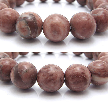 Japan Stones Birthstone: March Tosa Sakura 12mm (red)  bracelet natural stones Health wealth stones