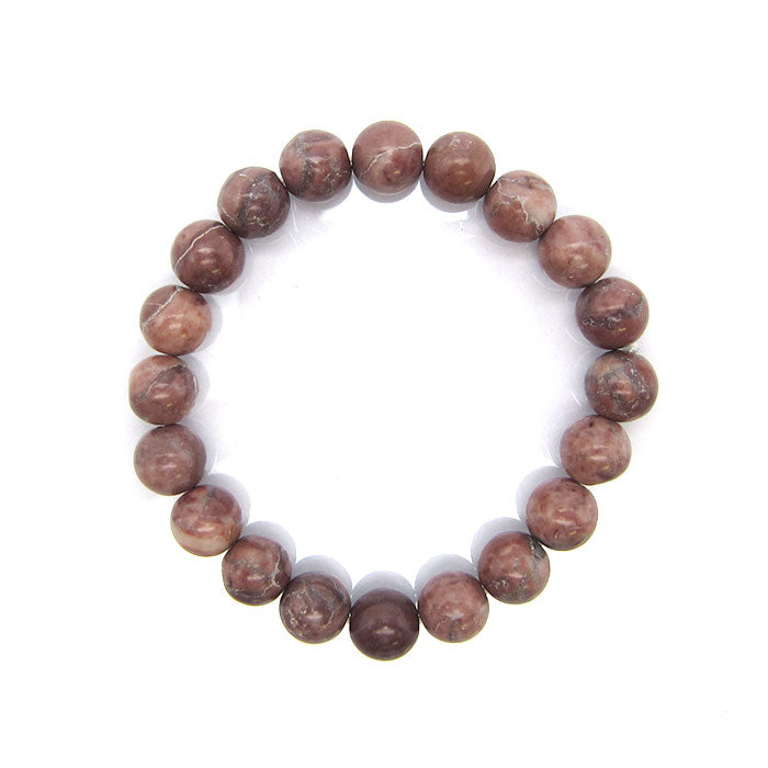 Japan Stones Birthstone: March Tosa Sakura (red) 8mm   bracelet natural stones Health wealth stones