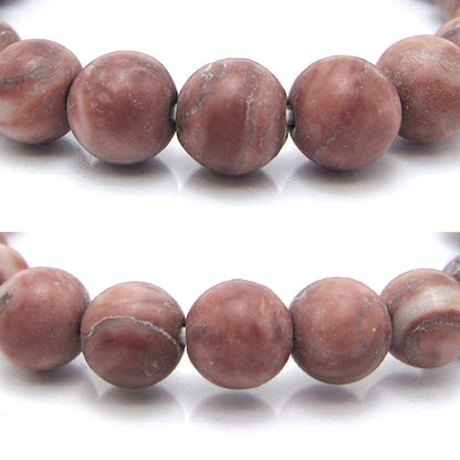 Japan Stones Birthstone: March Tosa Sakura (red) 8mm   bracelet natural stones Health wealth stones