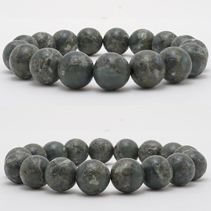 Japan Stones Birthstone: February Gunma SAZAREISHI 12mm   bracelet natural stones Health wealth stones