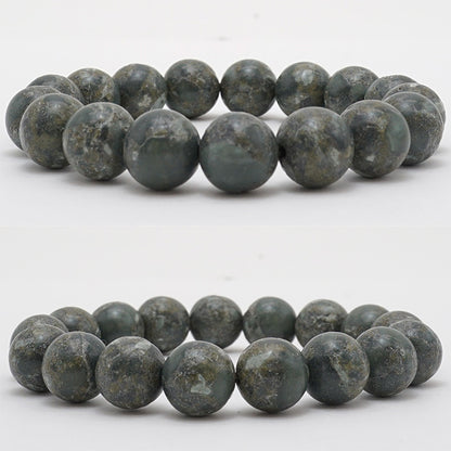 Japan Stones Birthstone: February Gunma SAZAREISHI 12mm   bracelet natural stones Health wealth stones