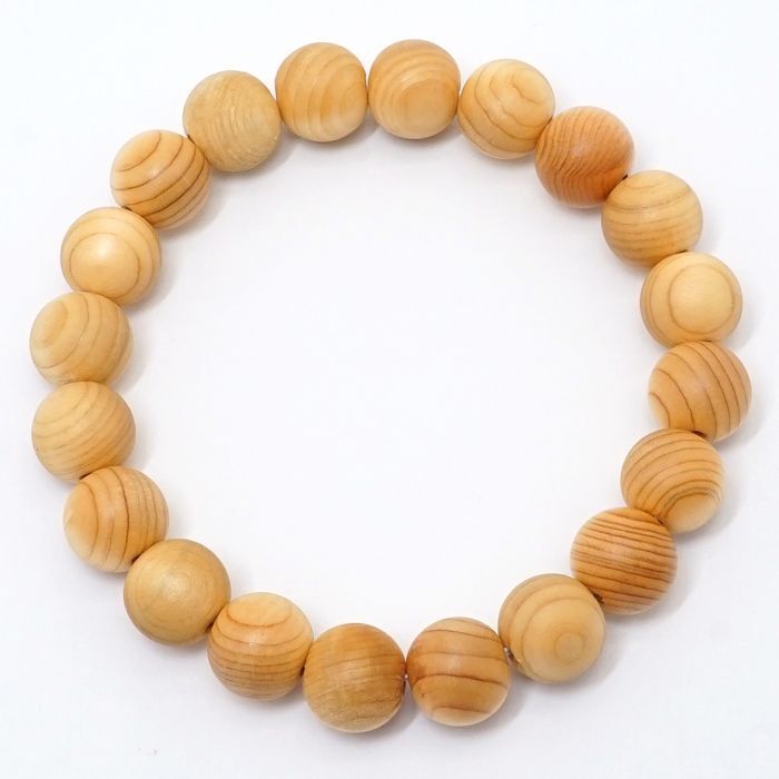 Myojo (Chumon Japanese Cypress) 10mm - Japanese precious wood - Bracelet natural stones Health tree stones