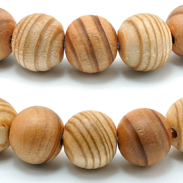 Kumano Hongu Cedar 8mm - Japanese precious wood -  Bracelet natural stones Health tree stones