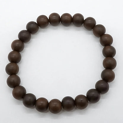 Jindai Katsura (Japanese Judas tree) 8mm - Japanese precious wood -  Bracelet natural stones Health tree stones