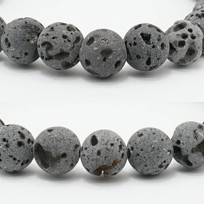 Japan Stones :  PRINCESS IWANAGA Lava Stone 8mm bracelet natural stones Health wealth stones